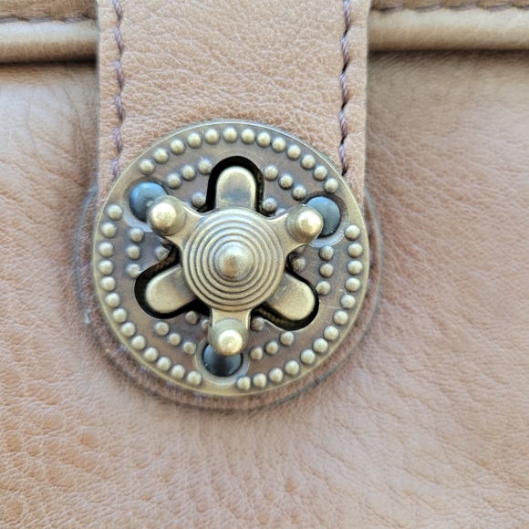 Christian Daniel | Brown Leather Large Clutch - Picture 3 of 11